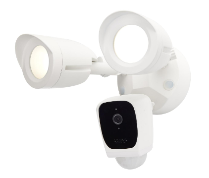 BULLET SEC LGT W/ CAMERA - WH
20W 3000K 120-277V Dimmable 
Bullet Outdoor SMART Security 
Camera; Starfish enabled; 
White Finish