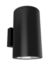 CD34FA6W-36-708-KC  -  LED 6&quot; 
Wall Mount Cylinder 36W CCT    
Sel 30K/40K/50K, Field Adj    
Light Output Up/Down/Both, 
120-277V, Black Housing, 70   
Degree Beam, Integrated PC, 
Non-Dimmable