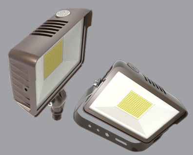 KT-FLED35-R1A-UNV-8CSB-VDIM - 
COMPACT 35w GENERAL PURPOSE 
LED FLOOD LIGHT, Adjustable 
CCT (3000K, 4000K, or 5000K),  
010V dimming, 120/277v