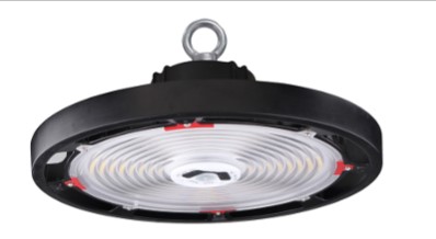 KT-RHLED200PS-14C-8CSB-VDIM-P 
- Compact Round LED High Bay 
Fixture, Power Select &amp; Color 
Select, 200W/150W/100W, 
120-277V, 3000K/4000K/5000K, 
0-10V Dimming, Built in sensor 
receptable