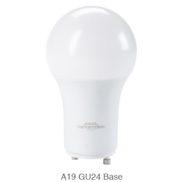 KT-LED9.5A19-O-850-GU24-9.5W 
A19 Lamp | 5000K | &gt; 80 CRI | 
Omni-Directional|GU24