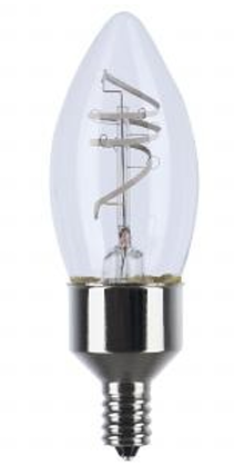 4B11/CL/LED-GF/COIL/927/120V 4 Watt LED; Reminiscent; Flex 