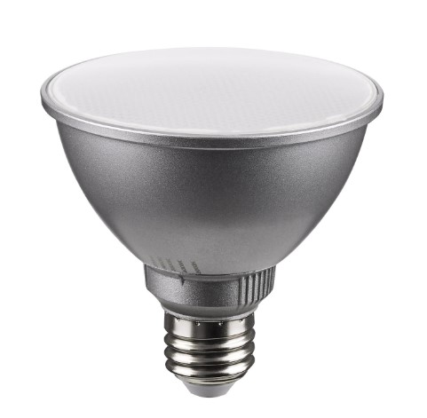 11PAR30SN/LED/5CCT/FL/120V
11 Watt PAR30SN LED; Medium 
Base; Silver Finish; CCT 
Selectable; 120 Volt; 40 
Degree Beam Angle, dimmable