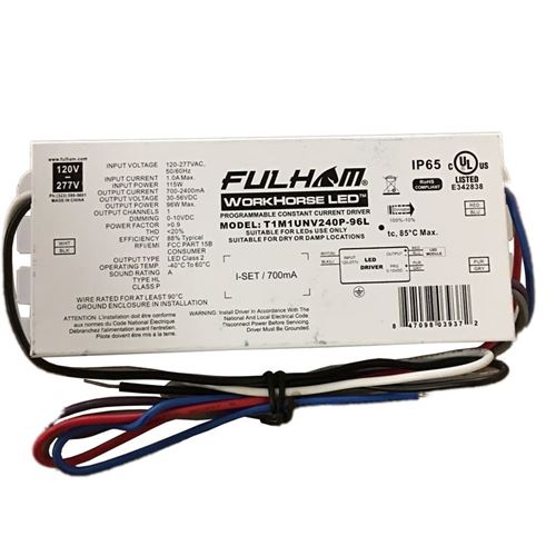 T1M1UNV240P-96L  -  96W LED  PROGRAMMABLE CC DRIVER 