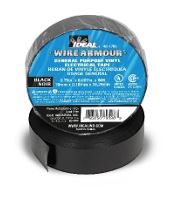 46-1700 BLACK TAPE Vinyl Tape 3/4" X 60Ft, 